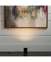 Pro Track Set of 2 Can Uplighting Indoor Accent Spot-Lights Plug-In Floor Plant Home Decorative Art Desk Black Finish 6 1/2" High