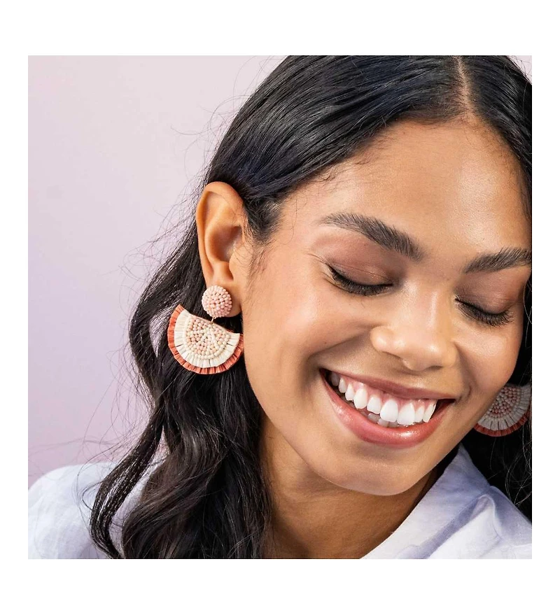 Josephine Fruit Raffia Drop Earrings