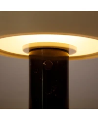 Kingpin 10" Modern Led Table Lamp with Marble Base