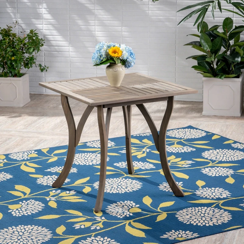 Streamdale 32" Square Acacia Wood Patio Table