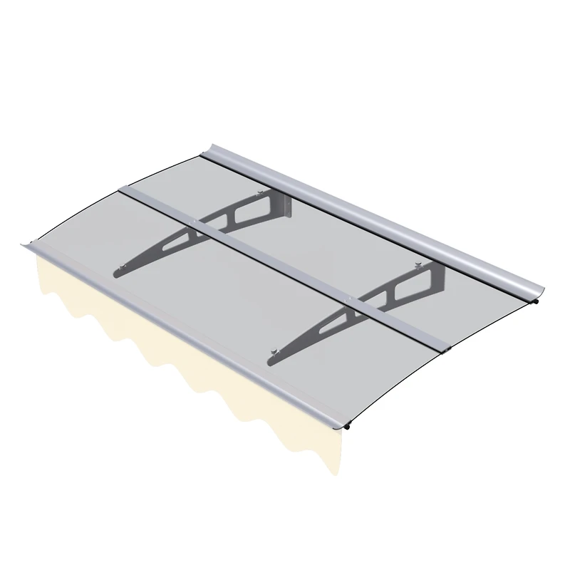 Streamdale Furniture Door Window Canopy Polycarbonate, Aluminum