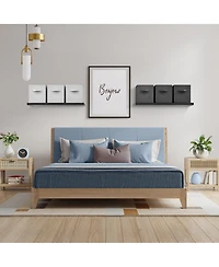 Sorbus 6 Pack 13 Inch Foldable Storage Cubes with Handles- for Organizing Home, Shelves, Nursery, Playroom