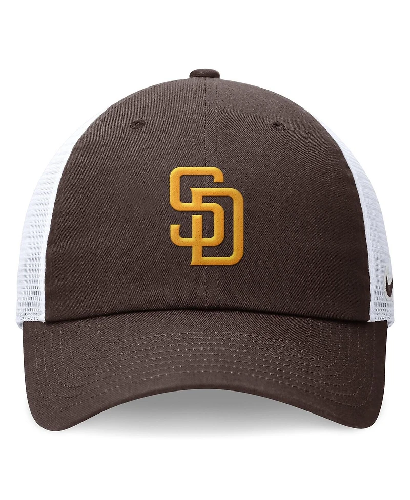 Nike Men's Brown San Diego Padres Club Trucker Adjustable Hat