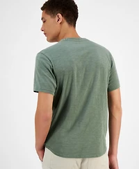 Sun + Stone Men's Kissed Regular-Fit Curved Hem T-Shirt, Created for Macy's