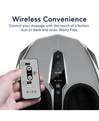 Miko Shiatsu Foot Massager Machine with Kneading and Switchable Heat