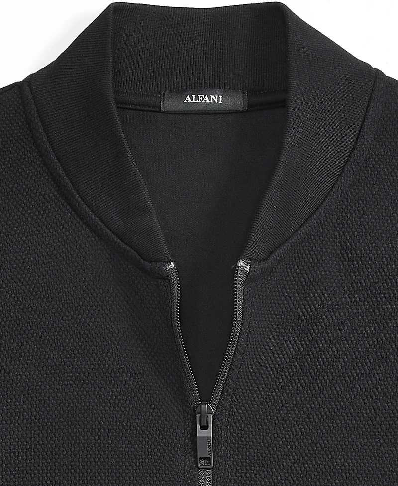 Alfani Men's Pique Knit Bomber Jacket, Created for Macy's