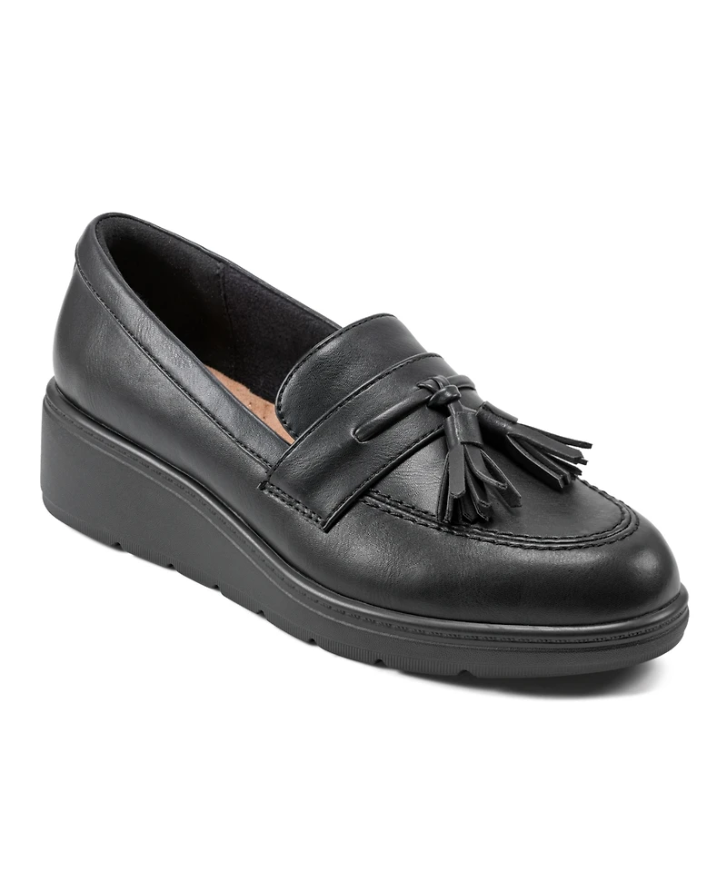 Easy Spirit Women's Tracen Slip-On Wedge Loafers