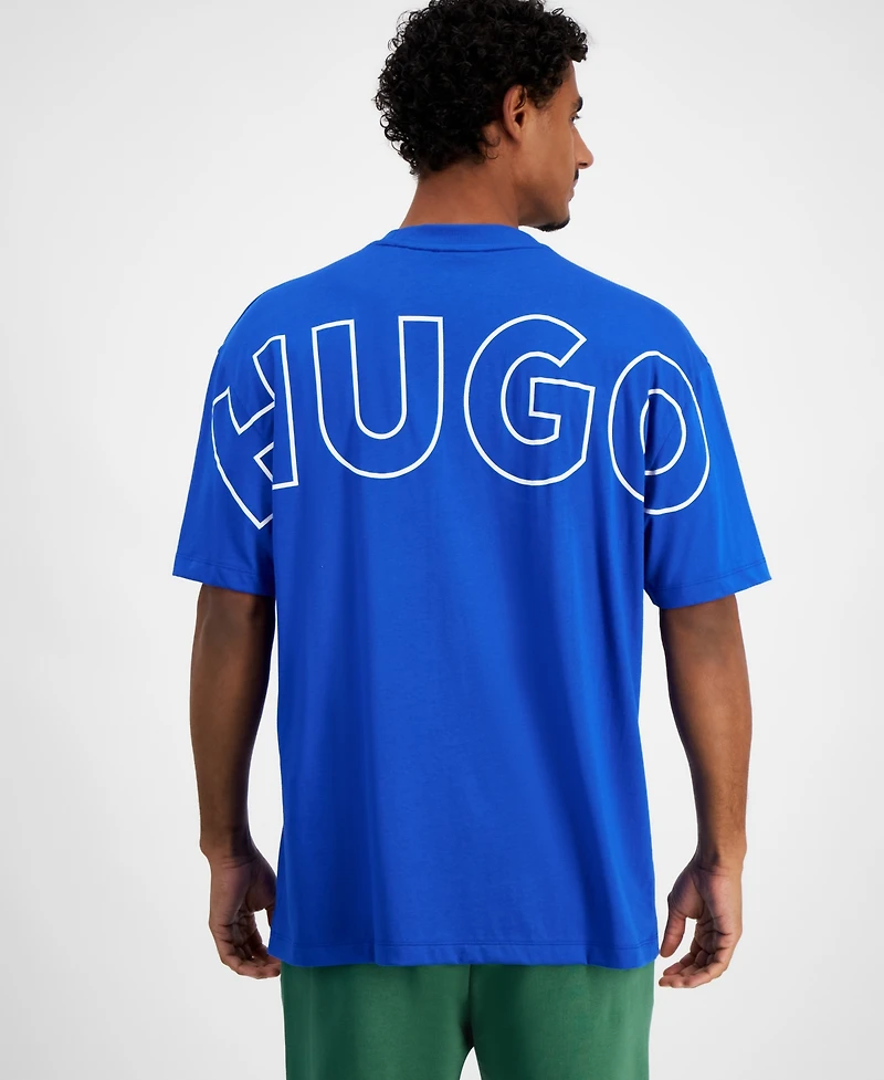 Hugo Boss Men's Nouveres Short Sleeve Crewneck Logo Graphic T-Shirt