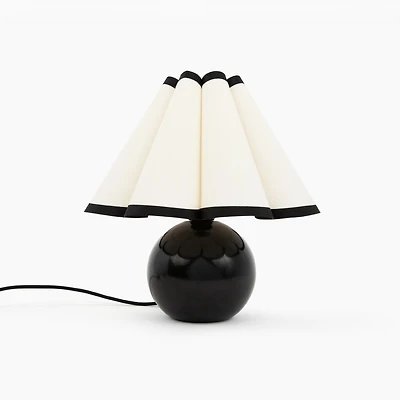 Blair Modern Led Classic Table Lamp with Black Marble Base (10"), Bulb Included
