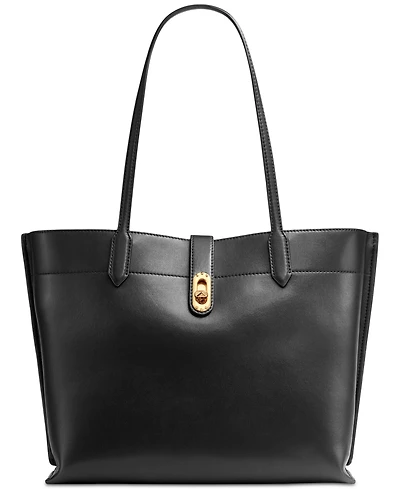 Donna Karan New York Bridgehampton Leather Turnlock Triple Compartment Tote