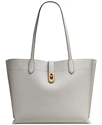 Donna Karan New York Bridgehampton Leather Turnlock Triple Compartment Tote