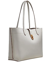 Donna Karan New York Bridgehampton Leather Turnlock Triple Compartment Tote