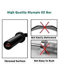 Givimo 48 Inch Phosphate Steel Fitness Equipment Bar