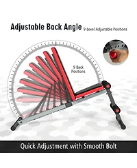 Vebreda Multi-function Weight Bench with Adjustable Backrest