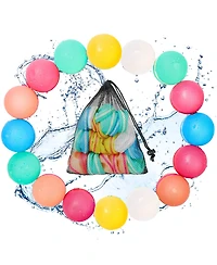 Clovercat Reusable Water Balloons for Kids and Adults Eco-Friendly Latex-Free Silicone -Pack