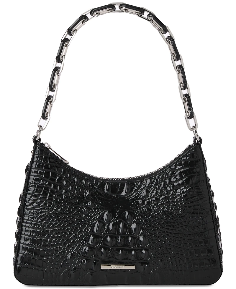 Brahmin Mod Esme Black Melbourne Medium Leather Shoulder
