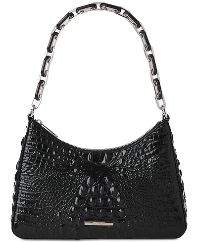 Brahmin Mod Esme Black Melbourne Medium Leather Shoulder