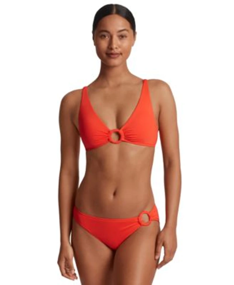 Lauren Ralph Lauren Womens Macrame O Ring Bikini Top Bottoms