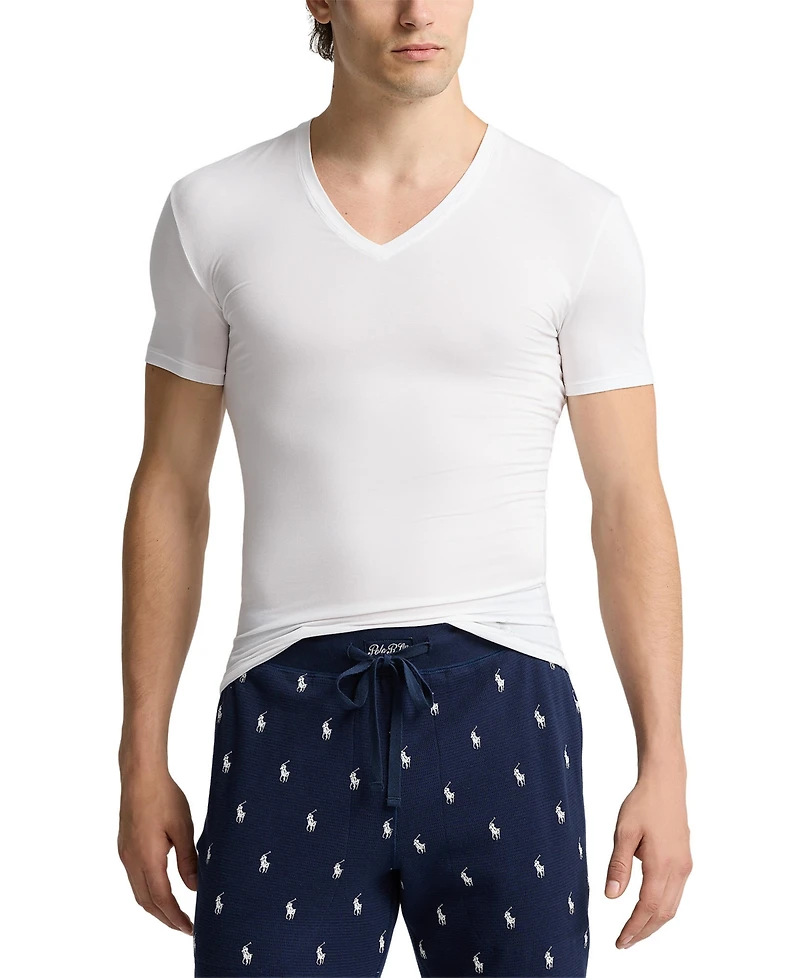 Polo Ralph Lauren Men's 2-Pack Perfect Flex V-Neck T-Shirts