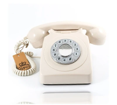 Gpo Retro GPO746PBIVR 746 Desktop Push Button Telephone - Ivory
