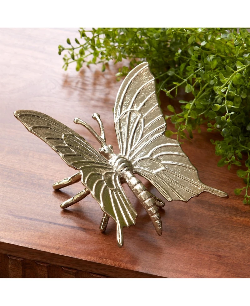 Slickblue Butterfly Figurine Set of 2: Elegant Decorative Accents for Home and Garden