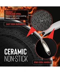 Hell's Kitchen Ceramic Hybrid Nonstick 8" Fry Pan
