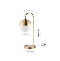 Safavieh Cappi Table Lamp W/ Usb Port