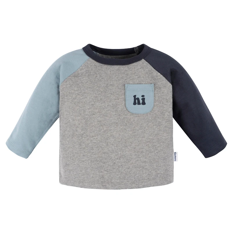 Gerber Baby Boys s Long Sleeve Top and Jogger Set, 2 Piece