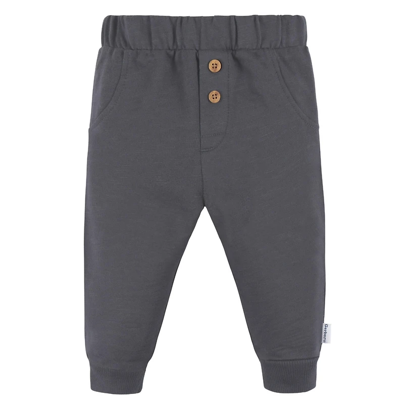 Gerber Baby Boys s Long Sleeve Top and Jogger Set, 2 Piece