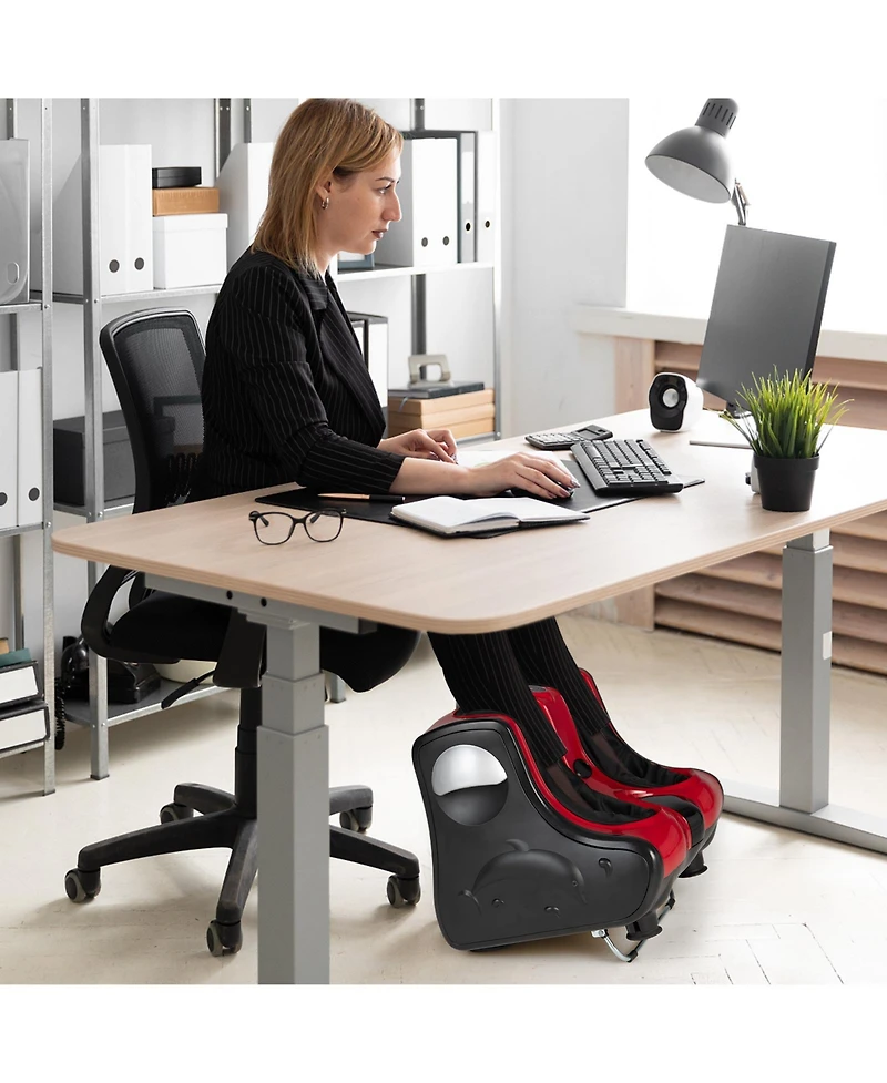 Skonyon Shiatsu Kneading Rolling Vibration Heating Foot Massager