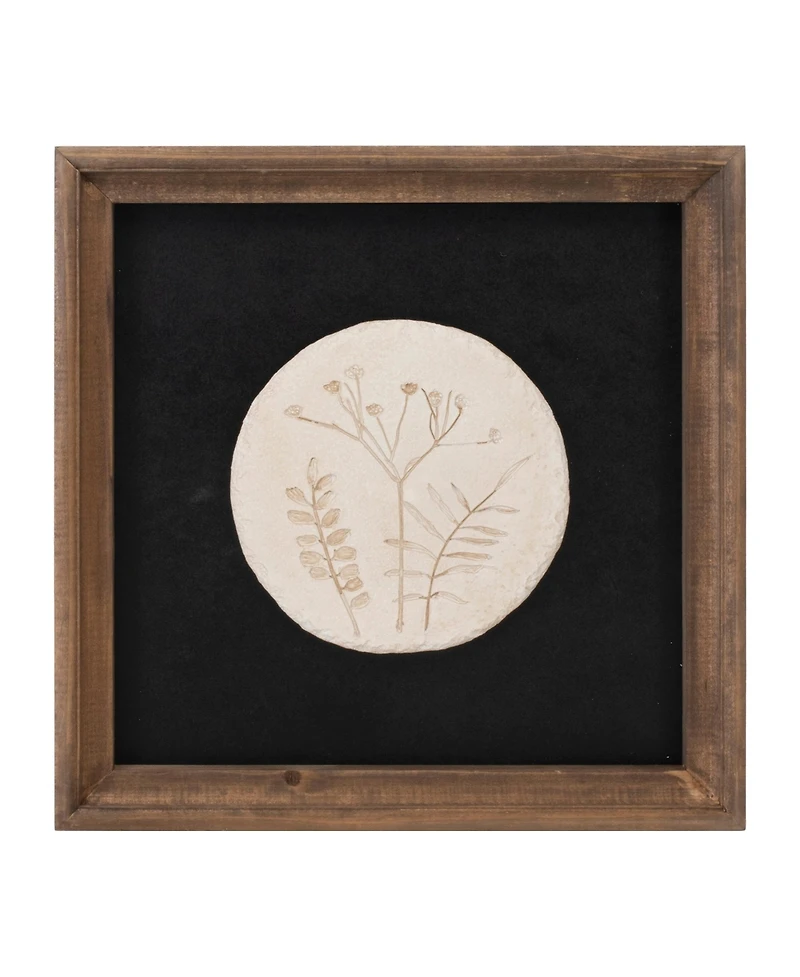 Slickblue Floral Frame (Set of 2) 12"Sq Wood/Mdf