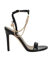 Guess Women's Miamy Open Toe Chain Detail Stiletto High Heel Sandals