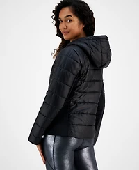 Id Ideology Women's Hooded Puffer Jacket