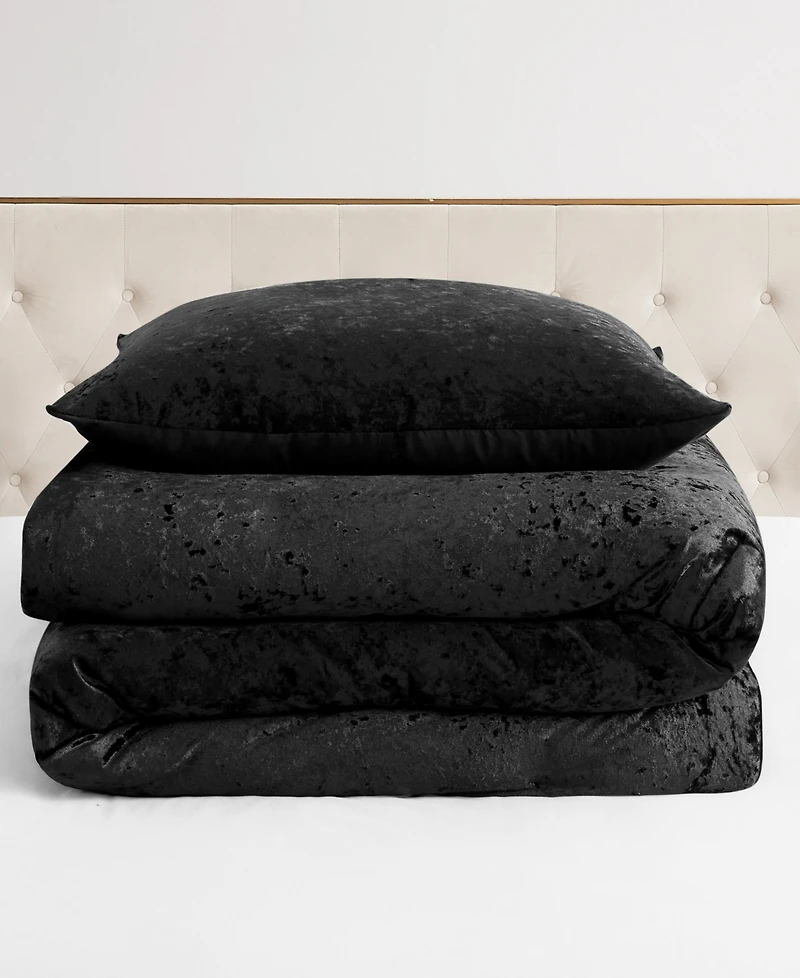 Juicy Couture Crushed Velvet 2-Pc. Comforter Set, Twin