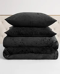 Juicy Couture Crushed Velvet 3-Pc. Comforter Set