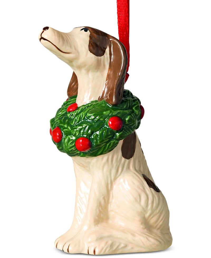 Villeroy & Boch Nostalgic Christmas Puppy Ornaments, Set of 3