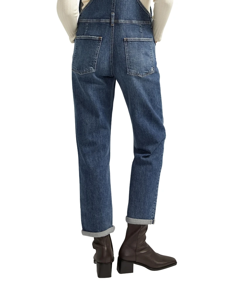 Silver Jeans Co. Women's Baggy Straight Leg Overall