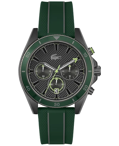 Lacoste Men's Mainsail Green Silicone Watch 43mm
