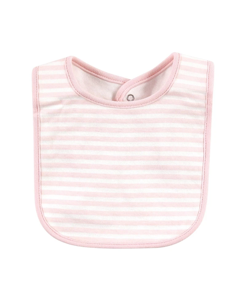 Hudson Baby Girls Absorbent Cotton Feeding Guards
