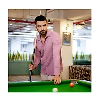 Men's Nude Pink Self-Design Intertwine Shirt