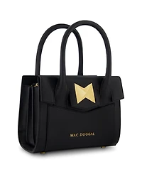 Gold Plated Hardware Small Leather Tote Bag