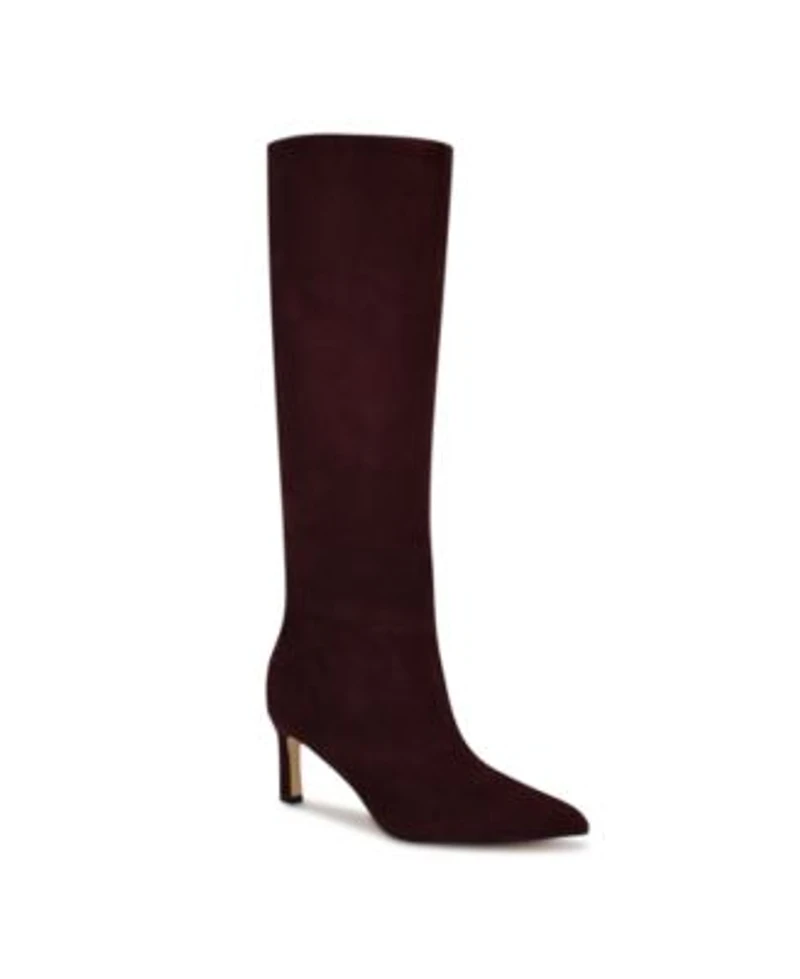 Nine West Womens Lorthey Tall Stiletto Dress Boots Regular Wide Calf