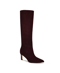 Nine West Womens Lorthey Tall Stiletto Dress Boots Regular Wide Calf