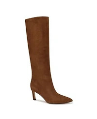 Nine West Womens Lorthey Tall Stiletto Dress Boots Regular Wide Calf