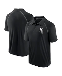 Fanatics Men's Black Chicago White Sox Strong Alone Raglan Polo