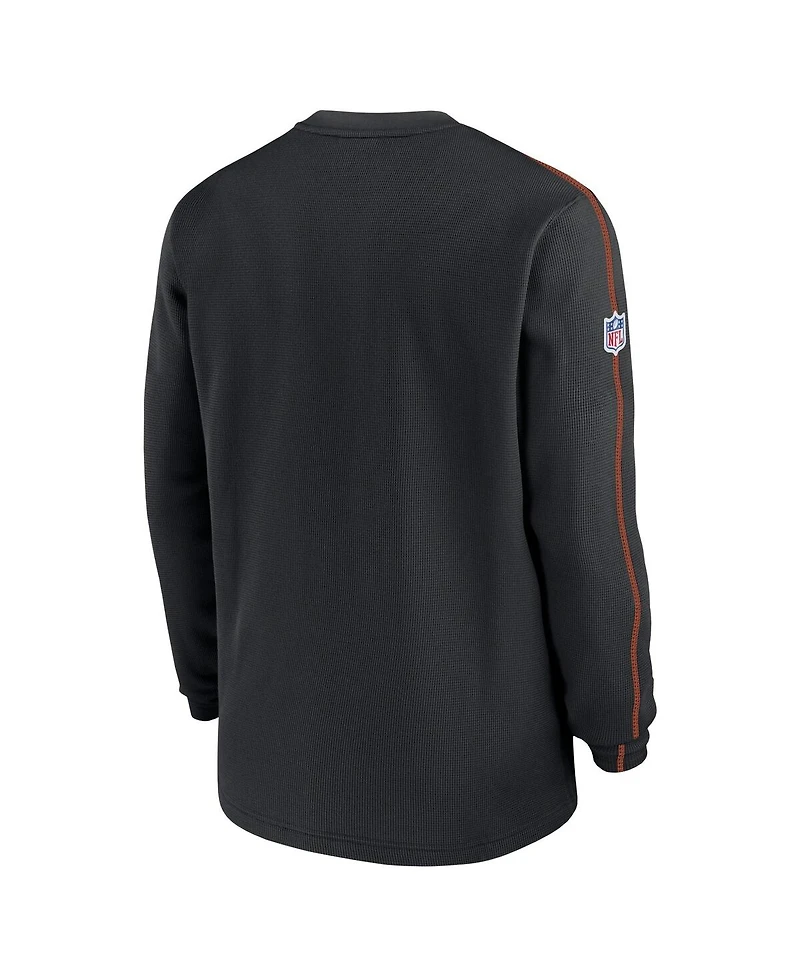 Nike Men's Black Cincinnati Bengals 2024 Sideline Coaches Long Sleeve Top