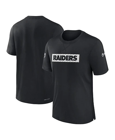 Nike Men's Black Las Vegas Raiders Sideline Player Performance T-Shirt