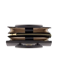 Gold Plated Hardware Large Leather Briefcase Bag