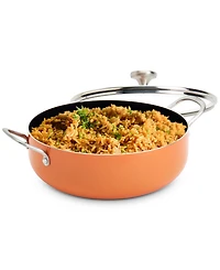 Infuse Aluminum Nonstick 6-Qt. Caldero with Lid