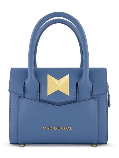 Gold Plated Hardware Small Leather Tote Bag